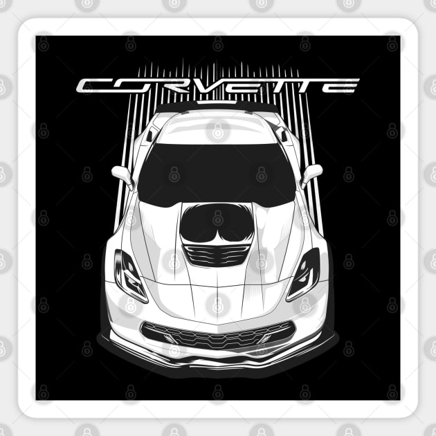 Corvette C7 Z06 - White Magnet by V8social